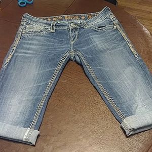 Rock Revival Cut Off Jeans